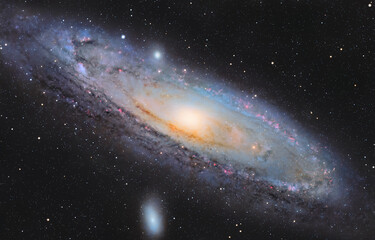 Wall Mural - spiral galaxy in andromeda