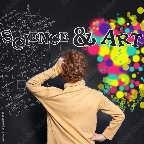 Valokuvatapetti Confused boy thinking. How do I choose the right career path?