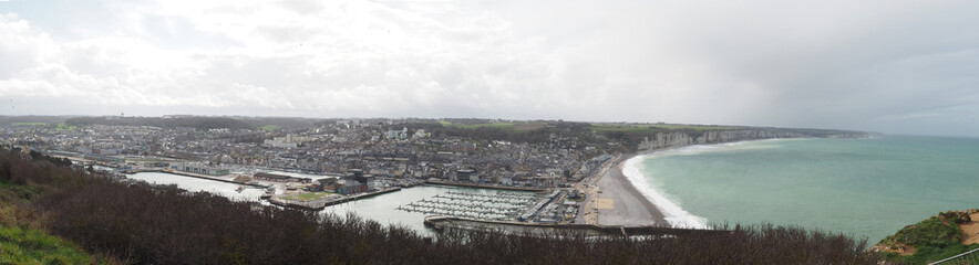 Canvas Print - Panorama Fécamp