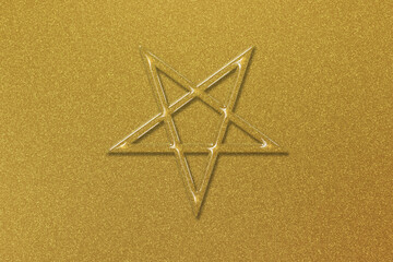 Reversed Pentagram symbol, Satanic sign