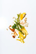 © Anastasia Nurullina/ADDICTIVE STOCK - Vegetable peelings and rind on white background