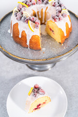 Sticker - Lemon cranberry bundt cake