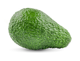 Wall Mural - avocado isolated on a white background.