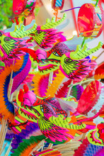 Colorful Dragon Plastic And Paper Toy For Chinese New Year Happy And Good Luck