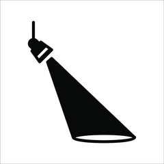 Fototapete - spotlight icon. Searchlight icon. vector illustration for mobile concept and web design on white background