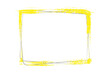 yellow frame texture brush strokes and gray rectangular frames on white background