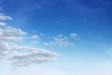 Wall Mural - blue sky with clouds many beautiful white