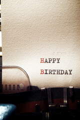Poster - Happy birthday phrase