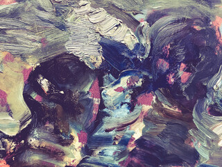 Poster - multi-colored, darkened texture. dark paint on canvas. acrylic drawing. texture for comfort. bright, creative drawing. the texture is heterogeneous, voluminous. the background