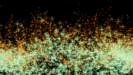 Wall Mural - starry bright glowing lights on an isolated black background flying at fast speed through hyperspace