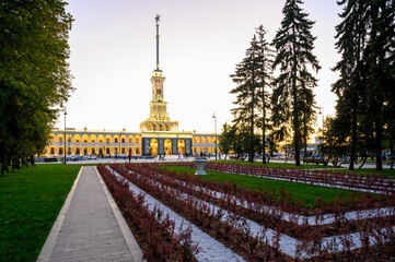 View of the building of the Northern River Station, Moscow, Russian Federation, September 15, 2020