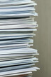 © Artem - bundles bales of paper documents. stacks packs pile on the desk in the office