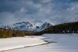 Fototapeta Konie - Banff in winter