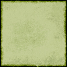 Grunge Pastel Green Grain Background, Distressed Vintage Textured Design With Darker Borders, Framed Paper