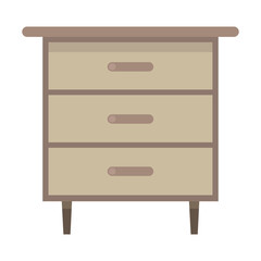 Sticker - home furniture icon vector design