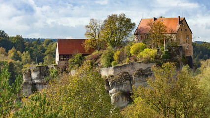 Wall Mural - castle pottenstein in frankonia, germany