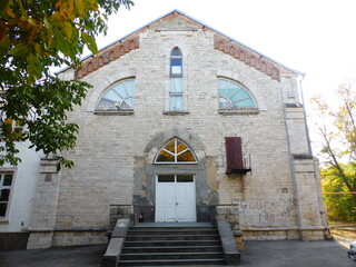 Wall Mural - The former Lutheran Church of the 19th century in the South of Russia