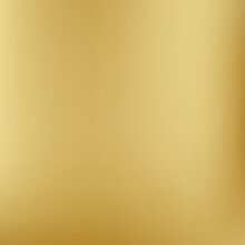 Gold Background Gradient Foil Vector Yellow Texture. Smooth Gold Gradient Blur Metallic