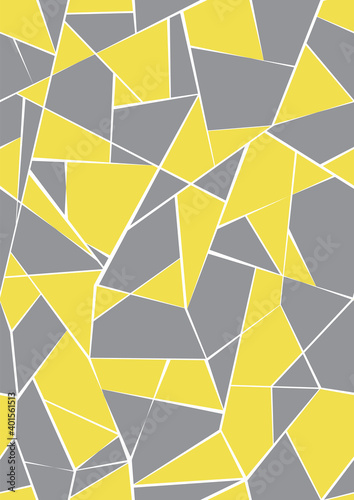 abstract-shapes-seamless-vector-background-of-ultimate-gray-and-illuminating-colors-mid-century-style-design-pantone-colors-of-the-year-2021-retro-poster