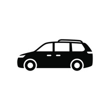 Minivan Car Icon
