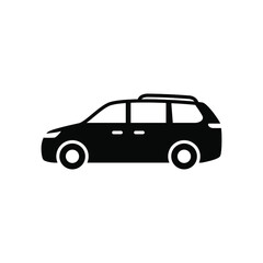 Poster - Minivan car icon