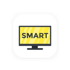 Poster - Smart tv icon