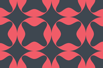 Wall Mural - seamless abstract background pattern made with circular geometric shapes. modern, simple, playful ve