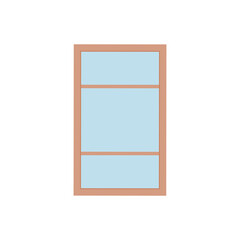 Canvas Print - Flat Plastic Window