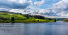 The View Westward Down The Ladybower Reservoir In The Derwent Valley, Derbyshire, UK