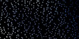 Fototapeta Na sufit - Dark BLUE vector background with colorful stars.