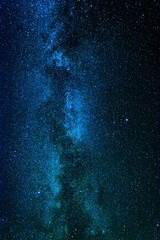 Wall Mural - amazing clear night sky with milky way and huge amount of stars.