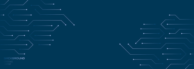 vector abstract background on the theme of digital technology, future, cyberpunk. blue background wi
