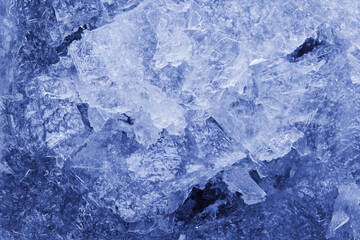 Poster - beautiful blue ice. background for design