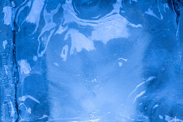 Poster - beautiful blue ice. background for design
