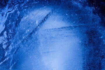 Poster - beautiful blue ice. background for design