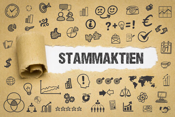 Wall Mural - Stammaktien