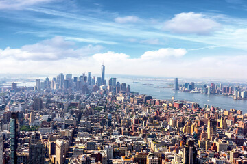 Wall Mural - Manhattan air view