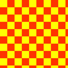 Yellow And Red Square Pattern