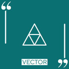 Poster - zelda   vector icon Linear icon. Editable stroked line