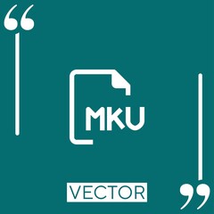 Poster - files    vector icon Linear icon. Editable stroke line