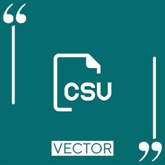 Poster - files    vector icon Linear icon. Editable stroke line