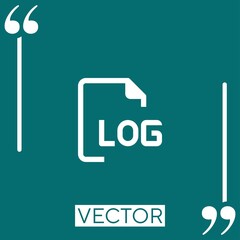 Poster - files    vector icon Linear icon. Editable stroke line