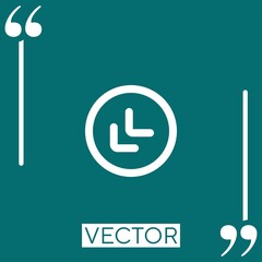 Poster - diagonal arrow vector icon Linear icon. Editable stroke line