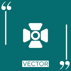 Poster - tool vector icon Linear icon. Editable stroke line