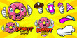 © jagokandank - Cartoon happy doughnut logo