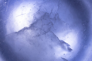 Poster - beautiful blue ice. background for design