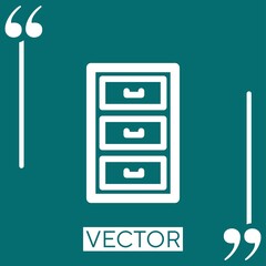Poster - archive vector icon