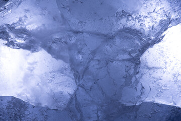 Poster - beautiful blue ice. background for design