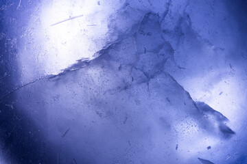 Poster - beautiful blue ice. background for design