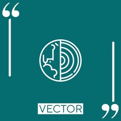Poster - earth vector icon